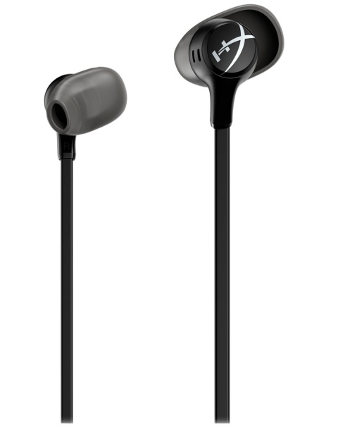 Słuchawki przewodowe douszne HyperX Cloud Earbuds II czarno-szare 70N24AAR