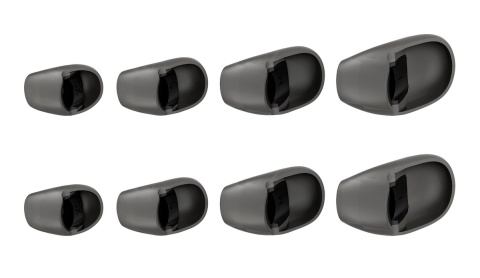 Słuchawki przewodowe douszne HyperX Cloud Earbuds II czarno-szare 70N24AAR