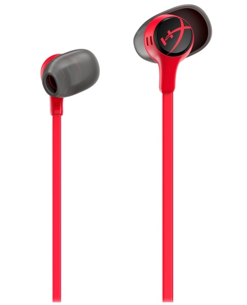 Słuchawki przewodowe douszne HyperX Cloud Earbuds II czerwono-szare 705L8AAR