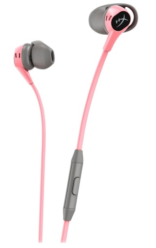Słuchawki przewodowe douszne HyperX Cloud Earbuds różowo-szare 6N9J8AA