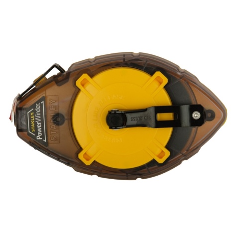 Stanley Sznur traserski PowerWinder sznur murarski 30m + kreda 115g + poziomica
