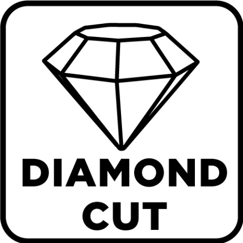 Tarcza diamentowa szlifierska, 2 segmenty, 125 x 22. 2 mm, na sucho 57T324