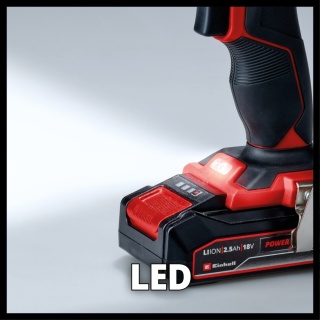 WIERTARKO-WKRĘTARKA AKUMULATOROWA UDAROWA TE-CD 18/44 Li-i 2,5Ah EINHELL