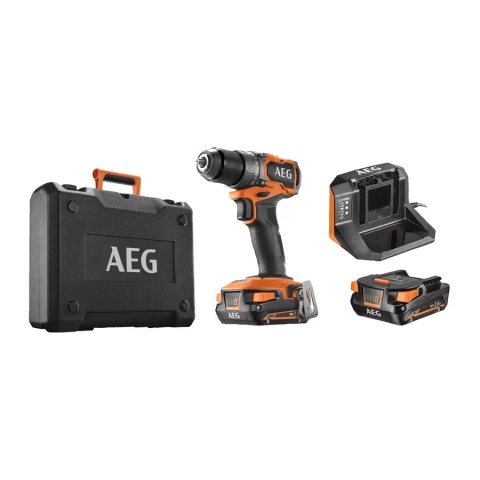Wiertarko-wkrętarka bezszczotkowa subkompaktowa akumulatorowa 18V BS18SBL2-202C AEG