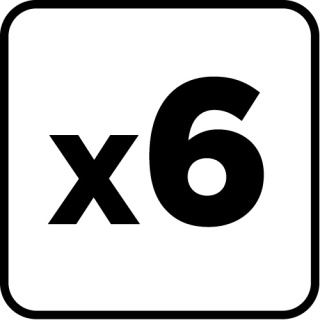 Wiertła fazujące stożkowe pogłębiacze tin, 6. 3 - 20. 5 mm, zestaw 6 szt 54T427