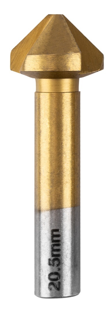 Wiertła fazujące stożkowe pogłębiacze tin, 6. 3 - 20. 5 mm, zestaw 6 szt 54T427