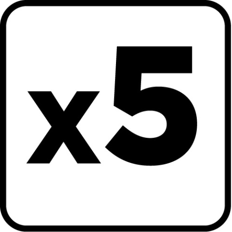 Wykrętaki do zerwanych śrub, 3 - 19 mm, zestaw 5 szt 54T428