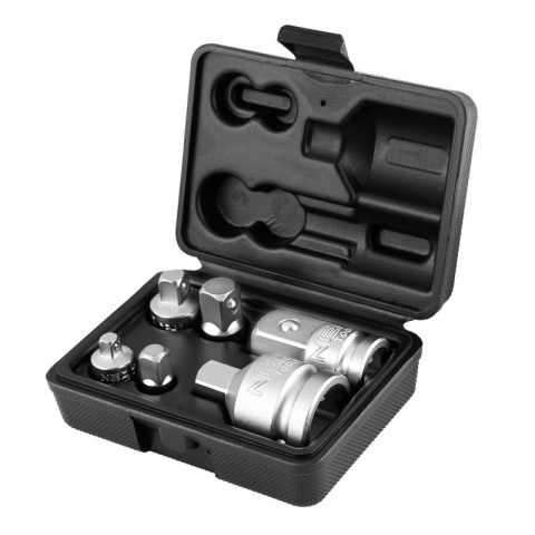 Zestaw adapterów do kluczy nasadowych 6 szt redukcje przejściówki 1/4" 3/8" 1/2" grzechotka dynamometryczny 10-240 NEO TOOLS