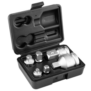 Zestaw adapterów do kluczy nasadowych 6 szt redukcje przejściówki 1/4" 3/8" 1/2" grzechotka dynamometryczny 10-240 NEO TOOLS