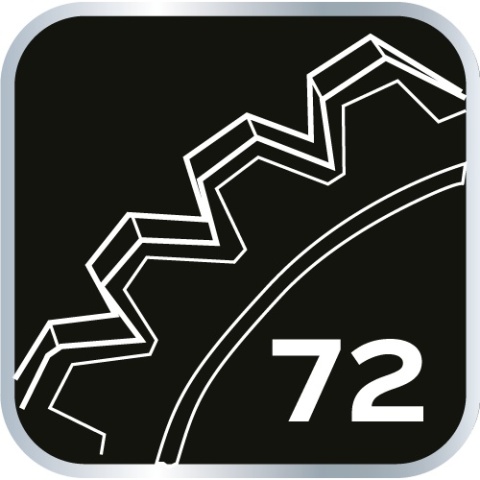 Grzechotka Treszczotka mechaniczna 1/2" 255 mm 72T Klucz Nasadowy NEO TOOLS 08-520