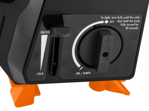 GRZEJNIK TURYSTYCZNY GAZOWY PRZENOŚNY TURYSTYCZNY CAMPINGOWY 2,2KWH NEO TOOLS 90-133