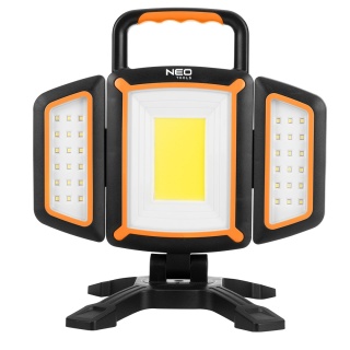 Lampa akumulatorowa robocza warsztatowa do garażu LED 2000lm powerbank NEO TOOLS 99-125
