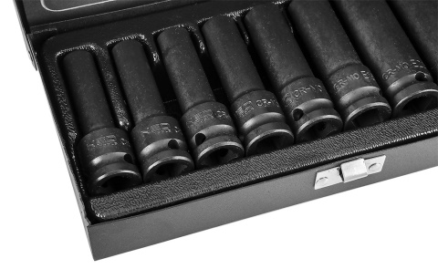 Zestaw Długich Nasadek Udarowych TORX E10-E24 - 9 sztUK 1/2" NEO TOOLS 12-110