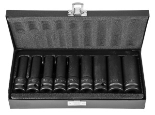 Zestaw Długich Nasadek Udarowych TORX E10-E24 - 9 sztUK 1/2" NEO TOOLS 12-110
