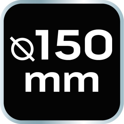 Pad polerski 150 x 50 mm do polerki rotacyjnej gąbka ścierna m14 NEO TOOLS 08-969