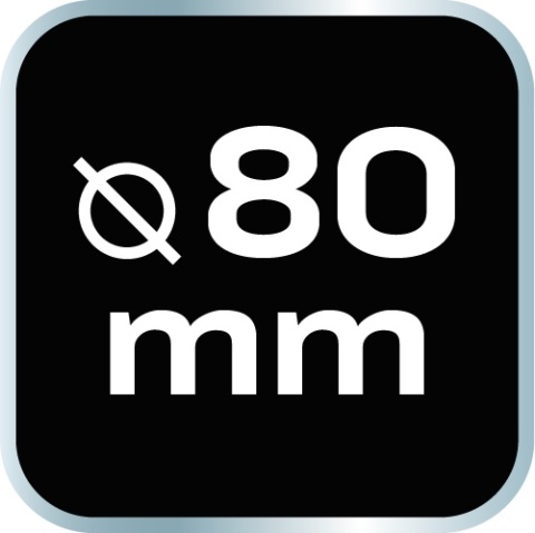 Pad polerski 80 x 25 mm gąbka średnia mocowanie na rzep do polerek rotacyjnych i mimośrodowo-rotacyjnych NEO TOOLS 08-975