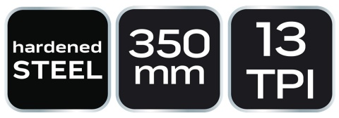 PIŁA GRZBIETNICA CIĘCIE RĘCZNA STOLARSKA DO DREWNA 350 MM 13 TPI 41-226 NEO TOOLS