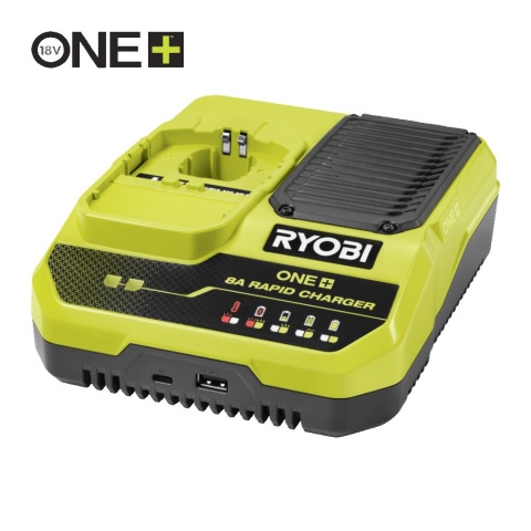 SZYBKA ŁADOWARKA DO AKUMULARORÓW8A TECHNOLOGIA ONE + 18 V RC18180 RYOBI