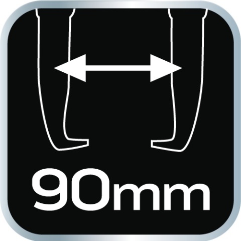 Ściągacz do łożysk dwuramienny profesjonalny stali chromowana 105 x 110 mm NEO TOOLS 11-866