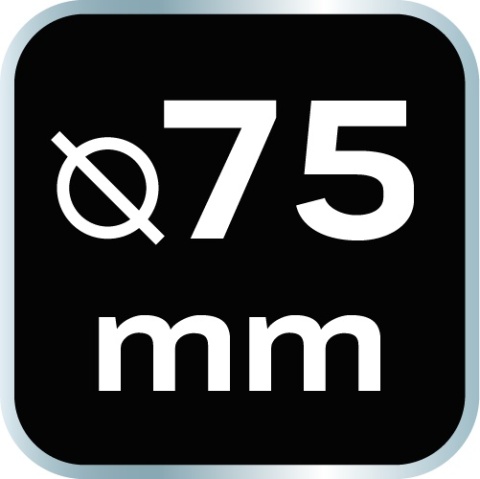 Uchwyt mocujący 75 mm do padów polerskich 80 mm z rzepem iniwersalne mocowanie M14 NEO TOOLS 08-977