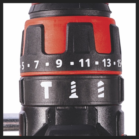 Wiertarko-wkrętarka bezprzewodowa akumulaturowa Li 18V + 2x Aku + Ładowarka +Walizka EINHELL TE-CD 18/48