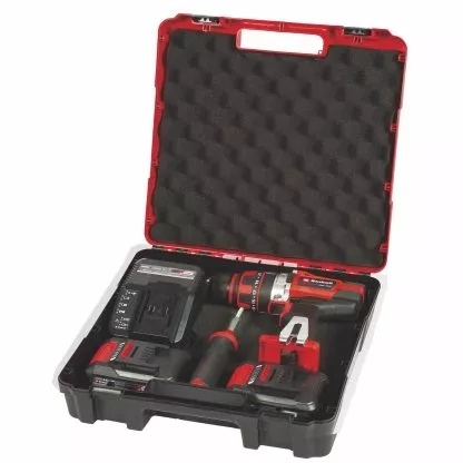 Wiertarko-wkrętarka bezprzewodowa akumulaturowa Li 18V + 2x Aku + Ładowarka +Walizka EINHELL TE-CD 18/48