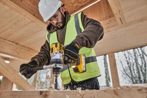 Wiertarko-wkrętarka Udarowa akumulatorowa 169 Nm 18V XR – 1×5 Ah + Ładowarka + Walizka TSTAK DeWalt DCD1007WW1T-QW