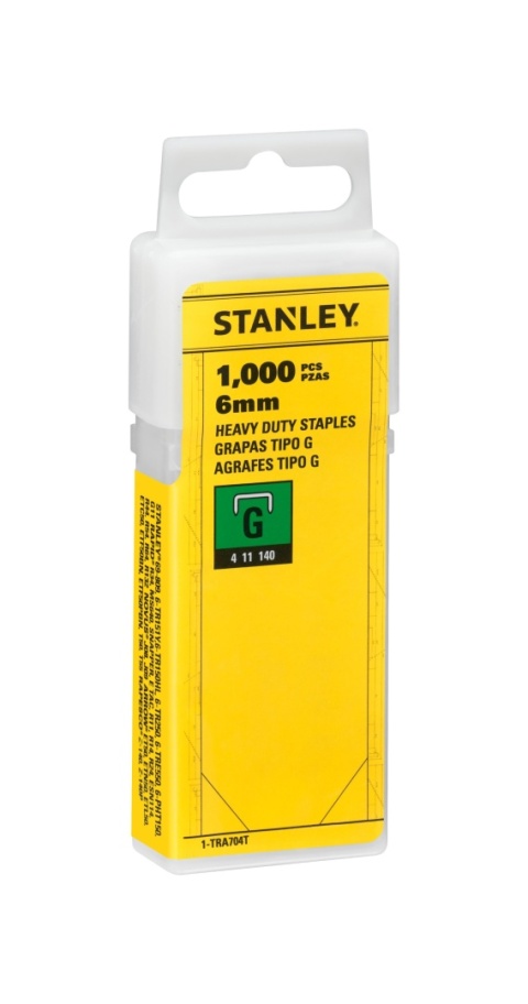 Zszywki stalowe G 6 mm Stanley 1-TRA704T