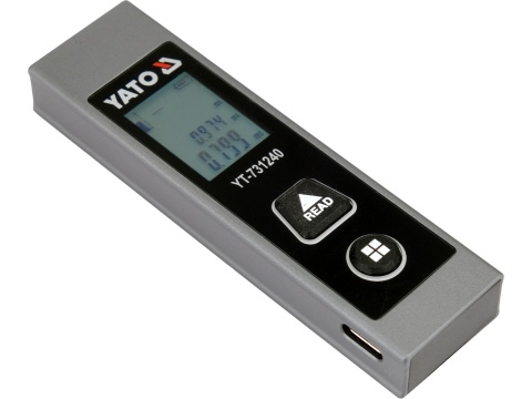 DALMIERZ LASEROWY CYFROWY MIERNIK ODLEGŁOŚCI KIESZONKOWY 30 m YATO YT-731240