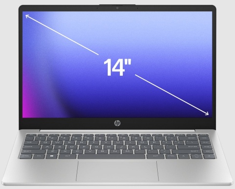 HP 14 FullHD Intel N200 4-rdzenie 4GB DDR4 128GB UFS Windows 11 S