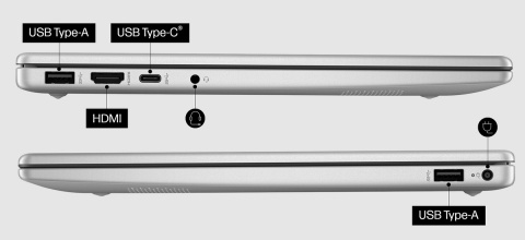 HP 14 FullHD Intel N200 4-rdzenie 4GB DDR4 128GB UFS Windows 11 S - OUTLET