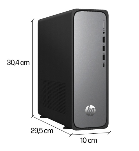 HP OmniDesk Slim S03 Desktop PC Intel Core i5-14400 10-rdzeni 16GB DDR5 512GB SSD NVMe Windows 11