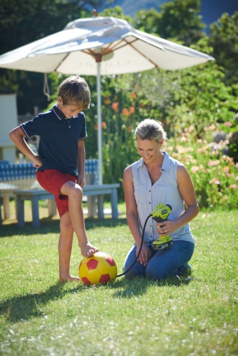 KOMPRESOR AKUMULATOROWY POMPKA SOLO 18V 10,3 BAR 16L / MIN ONE+ R18PI-0 RYOBI