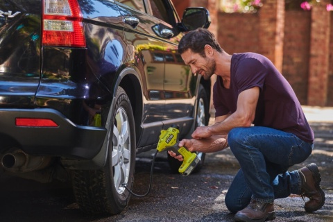 KOMPRESOR AKUMULATOROWY POMPKA SOLO 18V 10,3 BAR 16L / MIN ONE+ R18PI-0 RYOBI