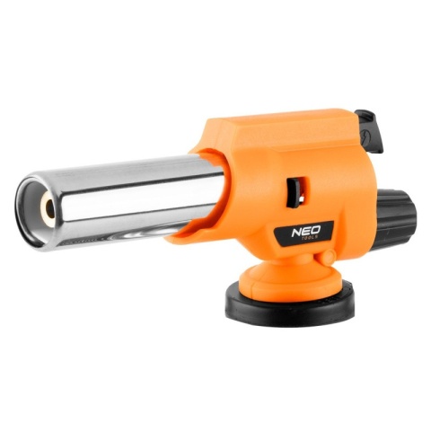 Palnik gazowy nakręcany z zapłonem piezo regulacja płomienia 1300 °C NEO TOOLS 20-027