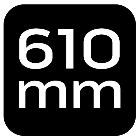 Pokrętło Przegubowe Łamane z Grzechotką wysoka wytrzymałość 1/2" 610 mm 180 stopni 08-947 NEO TOOLS