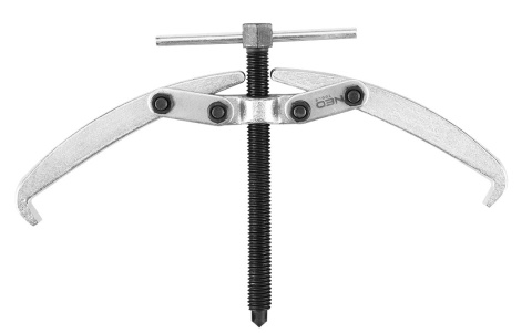 Ściągacz dwuramienny 3″ do łożysk / piast – stal CrV ramiona hakowe NEO TOOLS 11-850