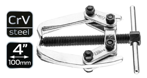 Ściągacz dwuramienny 4" 100 mm do łożysk stal chromowo-wanadowa NEO TOOLS 11-851