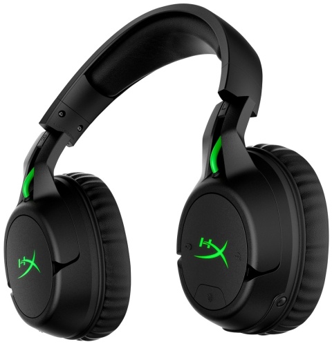 Słuchawki bezprzewodowe gamingowe nauszne HyperX CloudX Flight Wireless czarno-zielone dedykowane do Xbox i PC 4P5J6AA