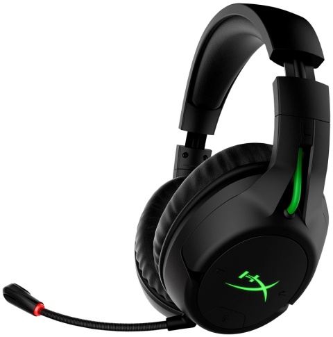 Słuchawki bezprzewodowe gamingowe nauszne HyperX CloudX Flight Wireless czarno-zielone dedykowane do Xbox i PC 4P5J6AA