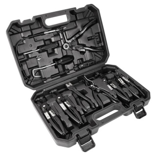 Szczypce do opasek zaciskowych zestaw 9 sztuk komplet narzędzi warsztatowych NEO TOOLS 11-228