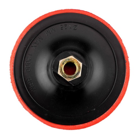 Tarcza mocująca z rzepem do szlifierek 125 mm M14 do ściernic polerek i padów GRAPHITE 58T455