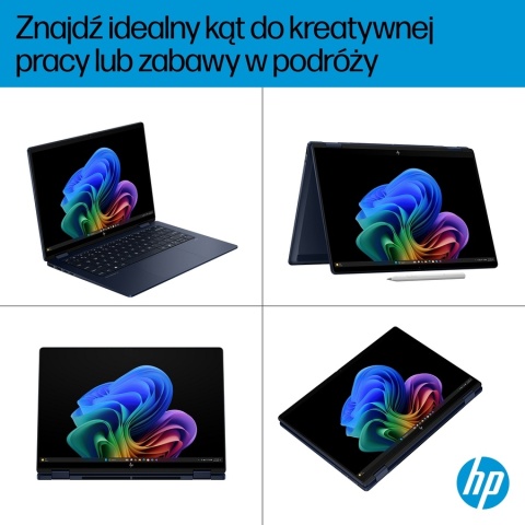 Dotykowy HP OmniBook X Flip 14 Next Gen AI 3K OLED 120Hz Intel Core Ultra 7 256V 16GB LPDDR5x 1TB SSD NVMe Win11 Active Pen