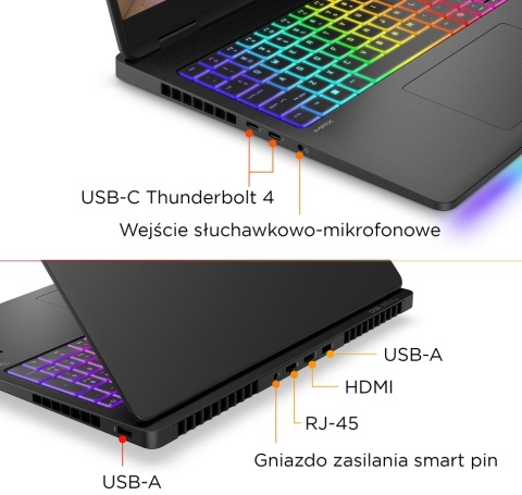 HP OMEN MAX Gaming 16 WQXGA IPS 240Hz Intel Core Ultra 7 255HX 20-rdzeni 32GB DDR5 1TB SSD NVIDIA RTX 5070 Ti 12GB Windows 11