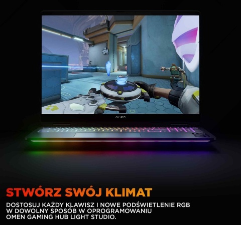 HP OMEN MAX Gaming 16 WQXGA IPS 240Hz Intel Core Ultra 7 255HX 20-rdzeni 32GB DDR5 1TB SSD NVIDIA RTX 5070 Ti 12GB Windows 11