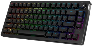 Klawiatura bezprzewodowa HyperX Alloy Rise 75 Wireless RGB anty-ghosting 3w1 Bluetooth/USB/2.4GHz 91Y91AA, układ QWERTY US/PL
