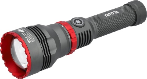 LATARKA AKUMULATOROWA LED 10W 1000LM Z FUNKCJĄ ZOOM POWERBANK 4000mAh YATO YT-085602