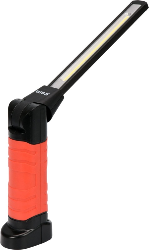 Lampa funkcjonalna warsztatowa Cob Led 5W z umieszczoną na górze latarką o mocy 3W YT-08518 YATO