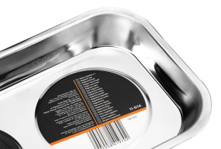 MISKA MAGNETYCZNA, PROSTOKĄTNA 245 X 145 MM z trwałej stali nierdzewnej 11-614 NEO TOOLS