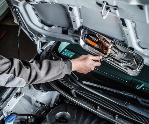 MISKA MAGNETYCZNA, PROSTOKĄTNA 245 X 145 MM z trwałej stali nierdzewnej 11-614 NEO TOOLS